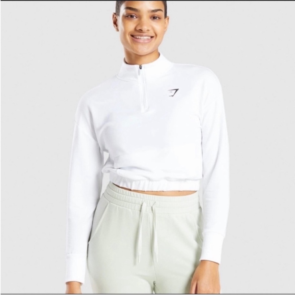 2 Gym Shark Quarter-Zip pullover